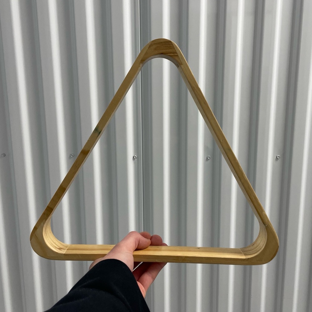 Vintage Wooden Classic Sports Billiards Triangle Pool Ball Rack